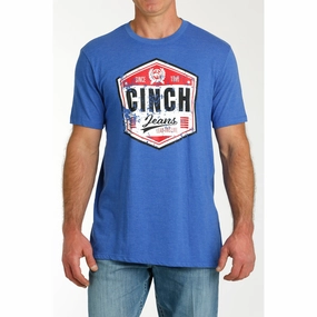 Men's Royal Blue Cinch Tee Streetwear