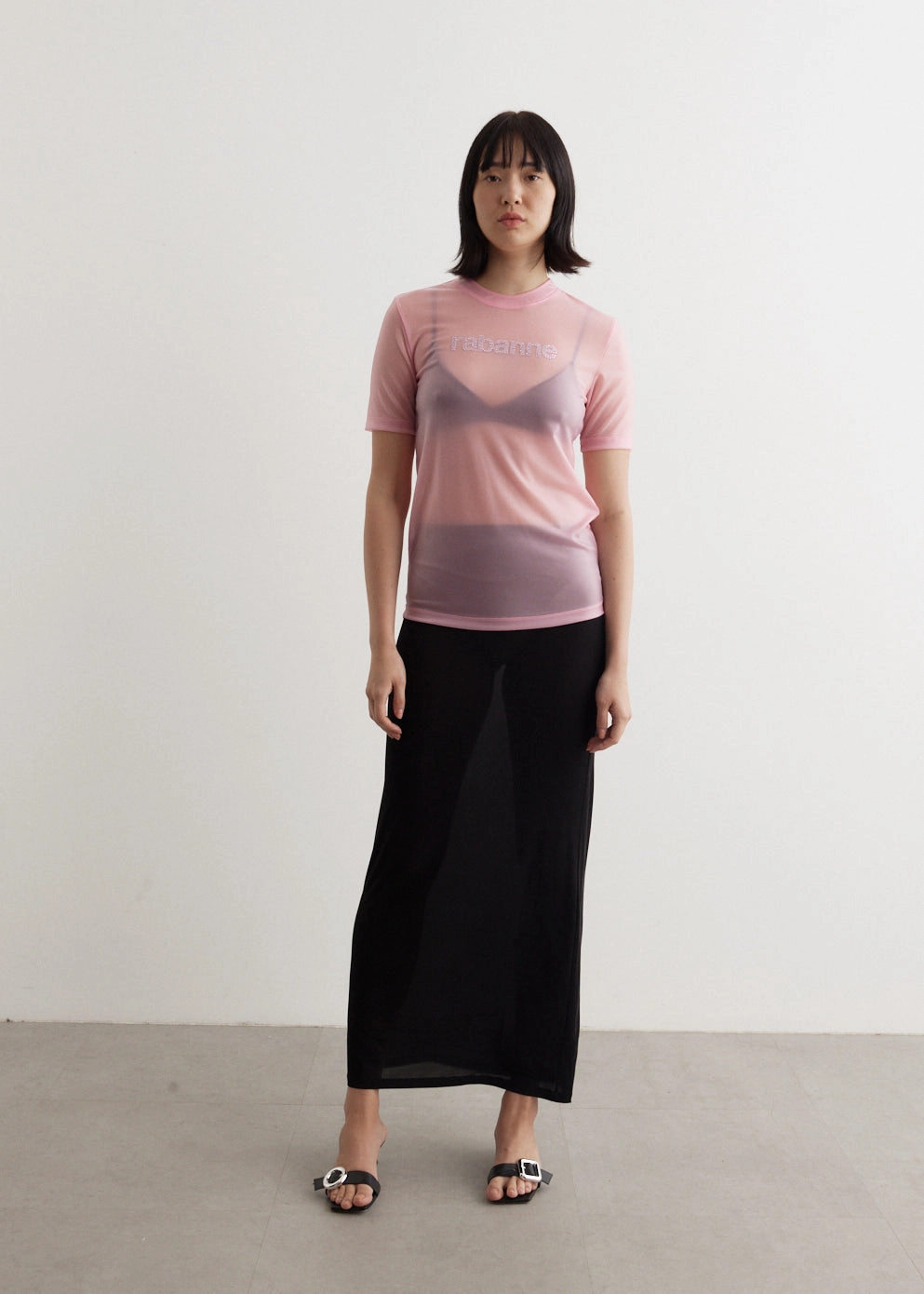 Stain Resistant Mesh Logo T-Shirt