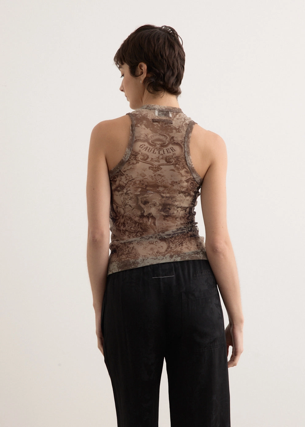 High Visibility Accents Event Mesh Tank Top