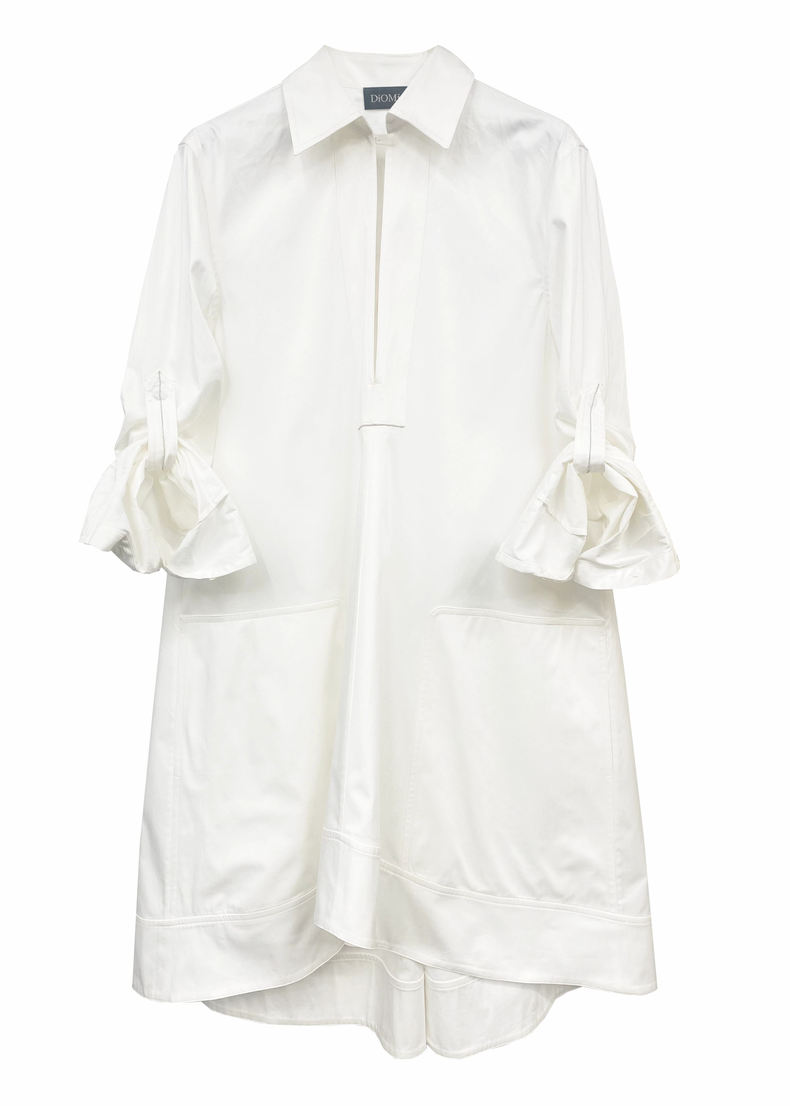 OdorControlTreatment Midi Tunic Dress - White