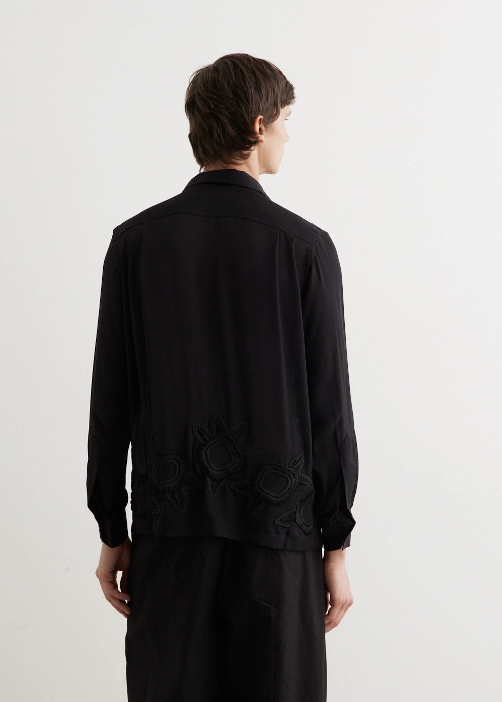 Subtle patterns Midnight Daffodil Long Sleeve Shirt