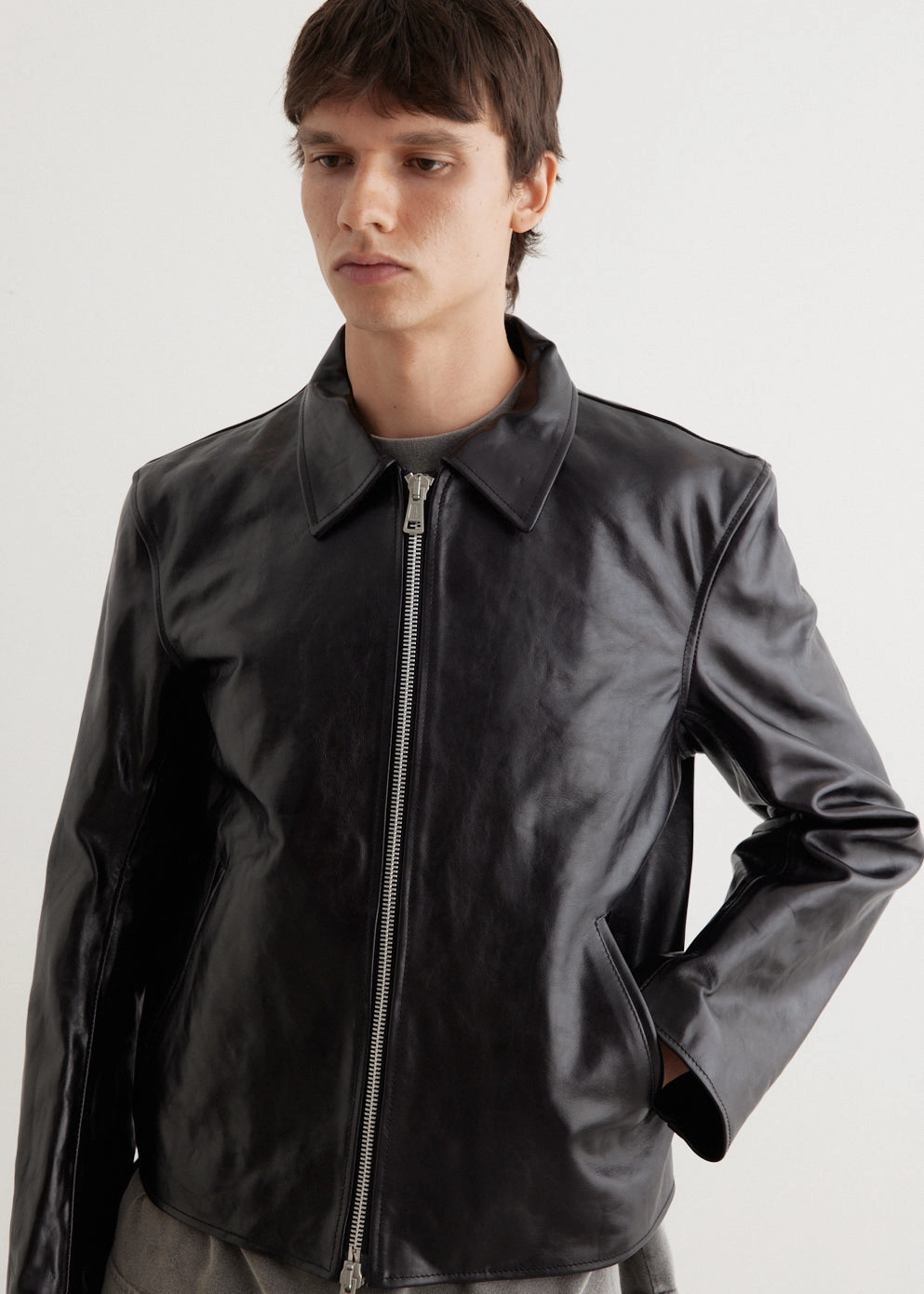 Flexible Daily Fit Microfiber Blend Mini Jacket