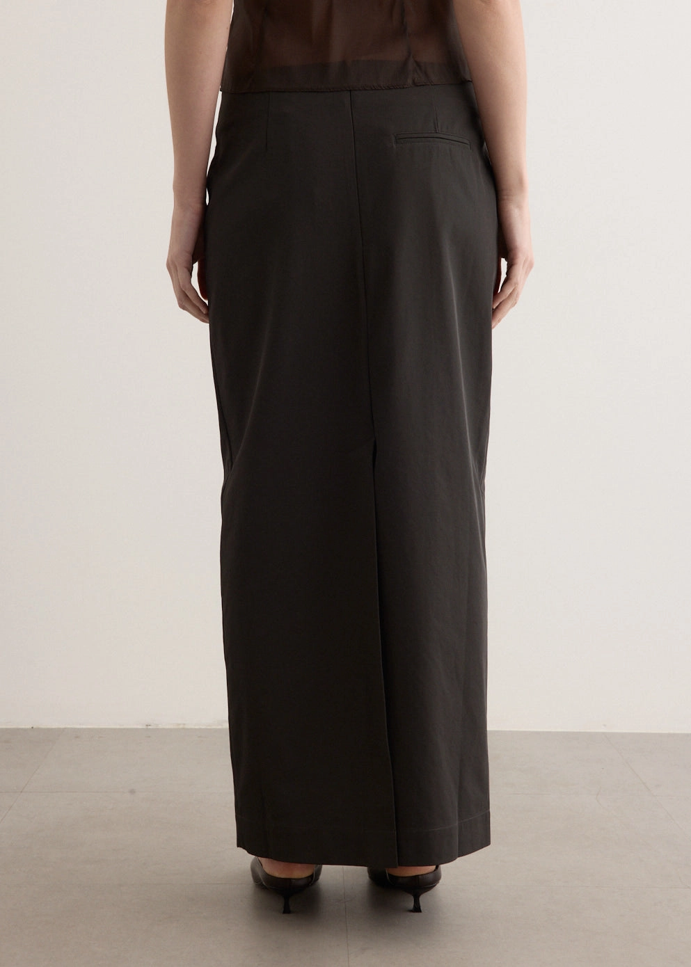 Minimal Column Skirt quick dry Smooth Feel