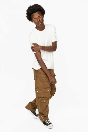 Easy Fit ORIGINAL ROBIN??S JEAN CALL OF DUTY CARGO PANTS IN KANGAROO WASH