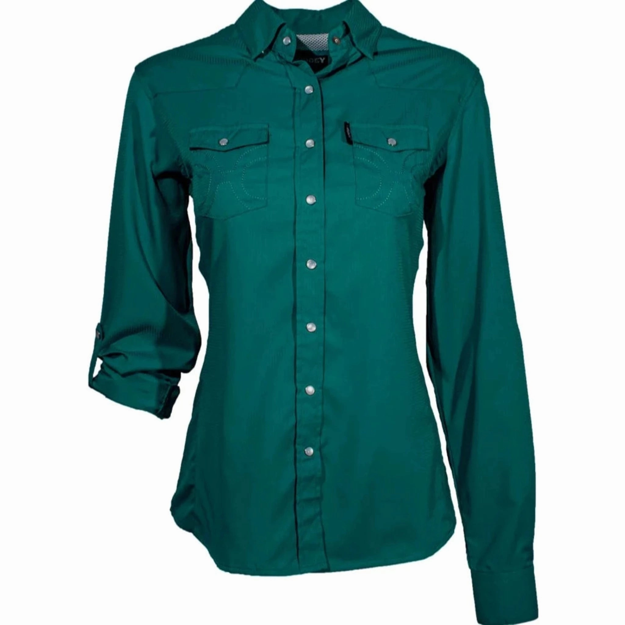 Hooey Women's Deep Lake Shirt Reinforced Hem