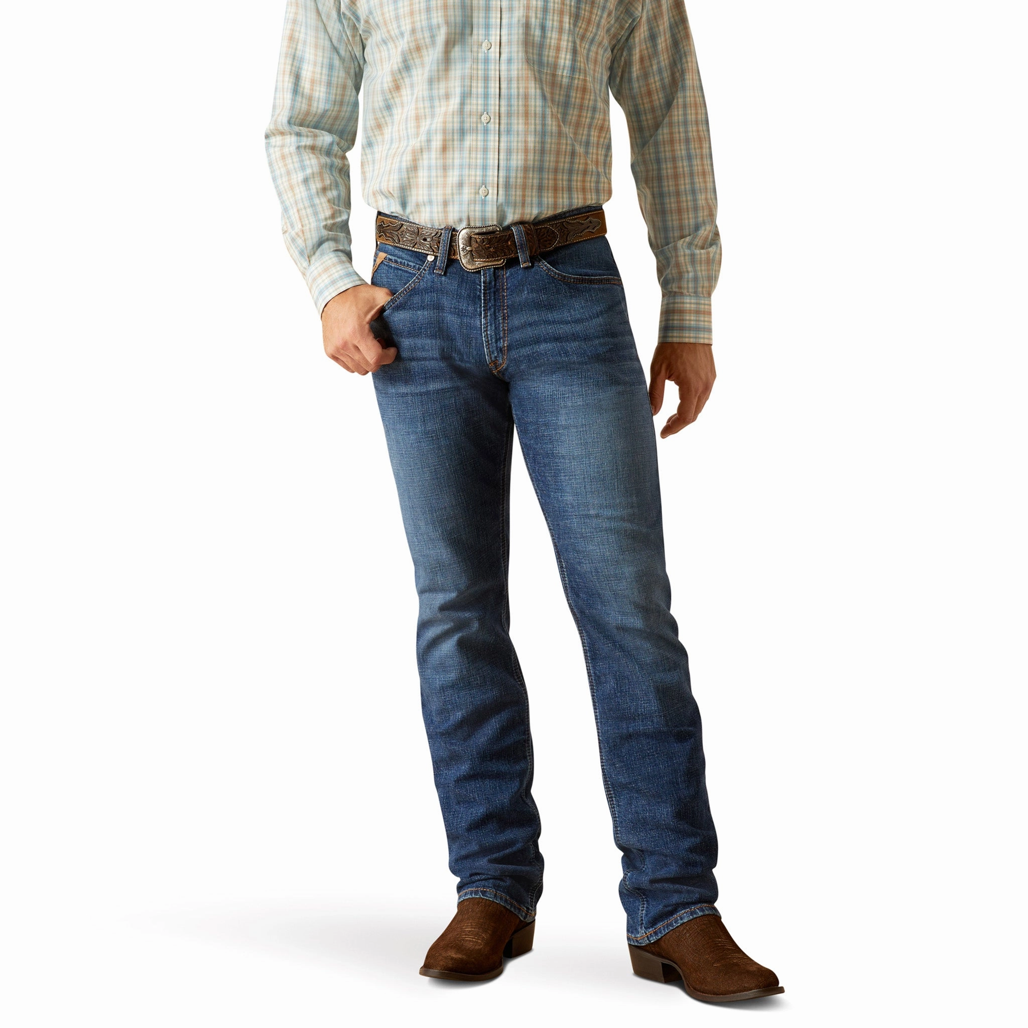 Ariat Men's M4 Relaxed Straight Leg Jeans Weekend Style Casual Parent Style Unisex Wear Premium