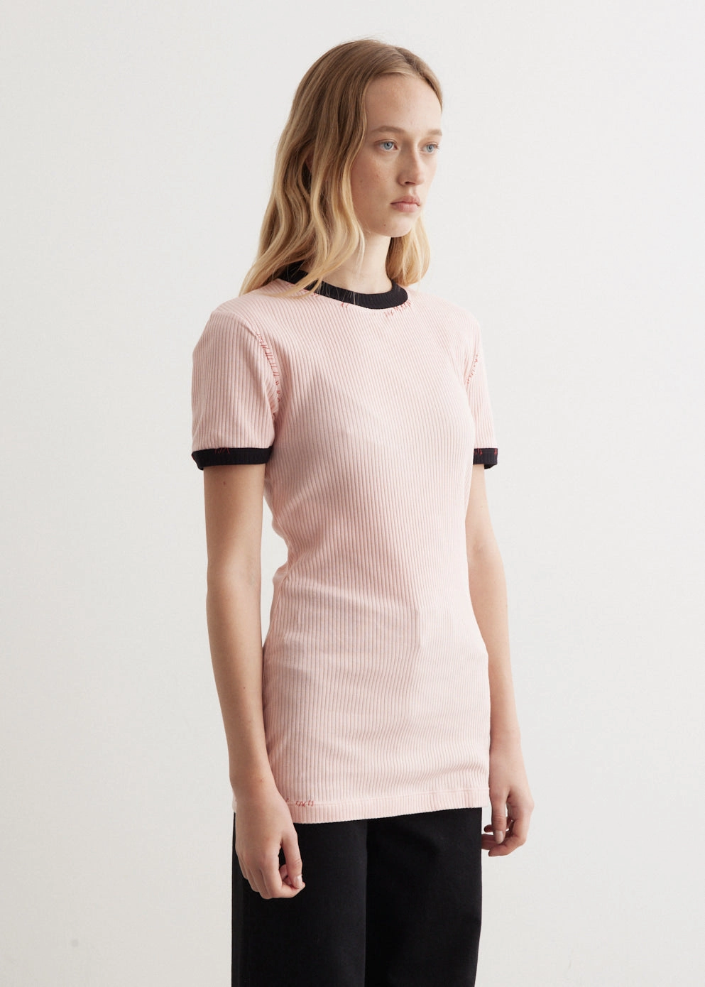 Comfortable Touch Men's masculinity Ribbed Jersey T-Shirt