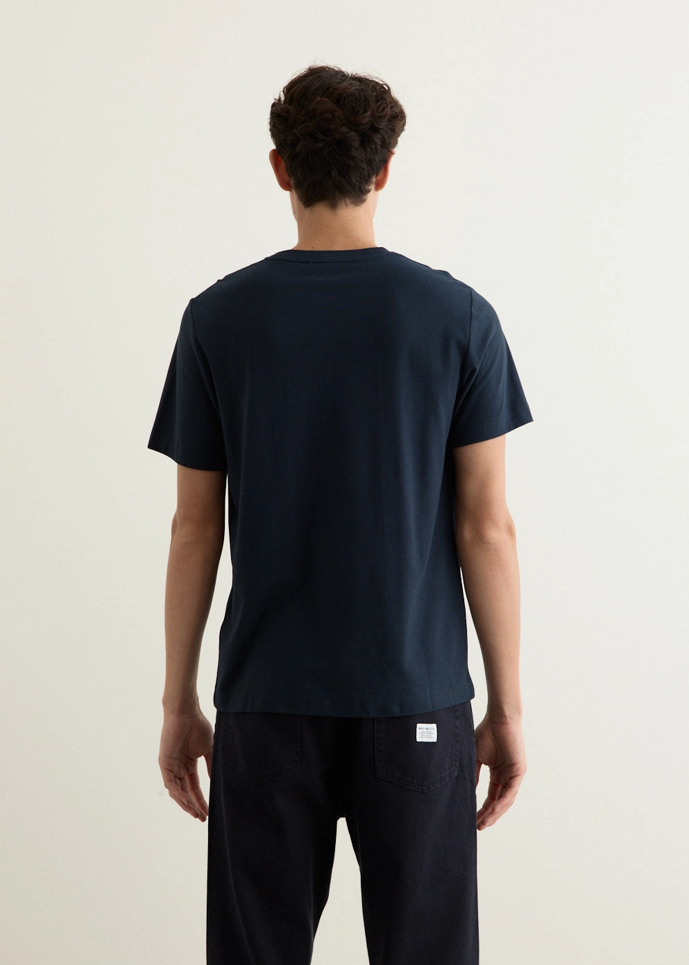 Set In Sleeve Recycled Polyester Blend Jakob Cotton Crepe T-Shirt