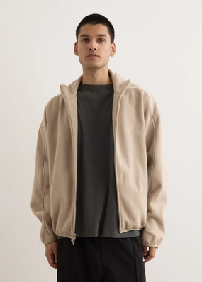 Stylish Wear Breathable fabric Modern Fit Fleece Track Jacket