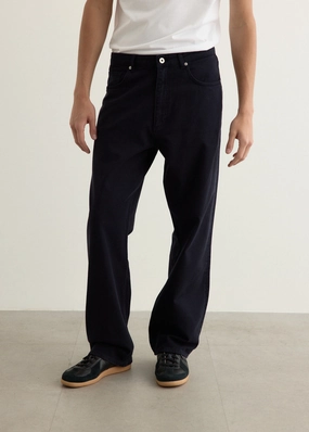 Walk Friendly Noise Reduciting Fabric Mogens Relaxed 5 Pocket Heavy Twill Pants