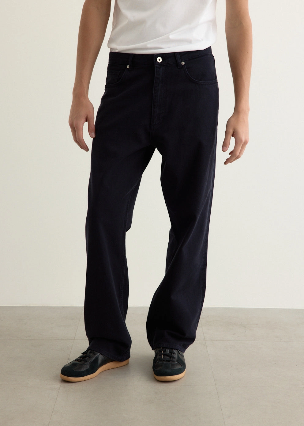 Walk Friendly Noise Reduciting Fabric Mogens Relaxed 5 Pocket Heavy Twill Pants