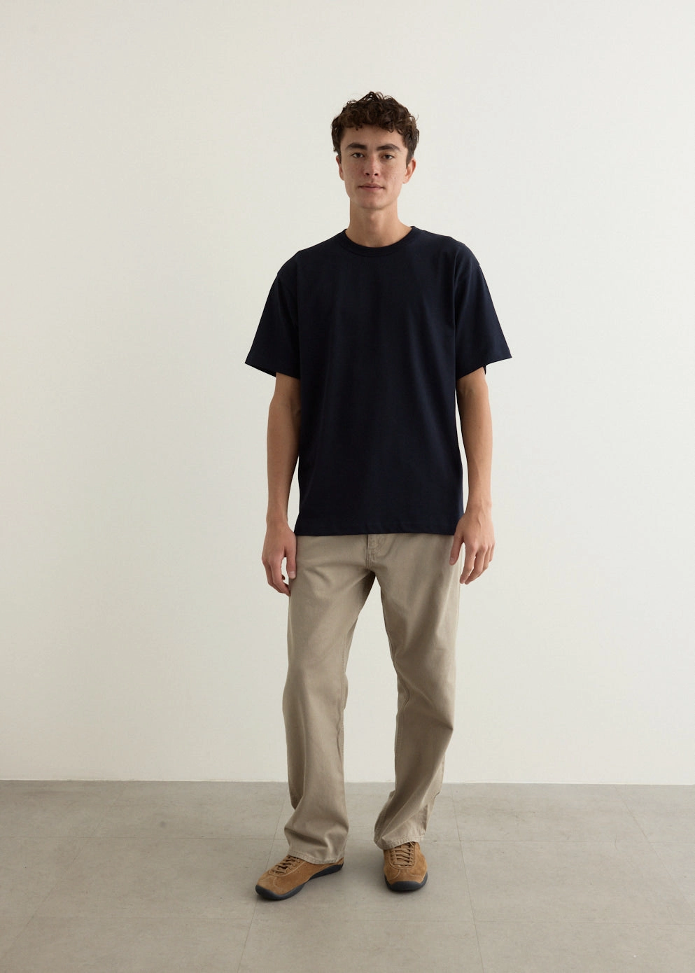 Mogens Relaxed 5 Pocket Heavy Twill Pants High Rise Design Soft Brush Lining