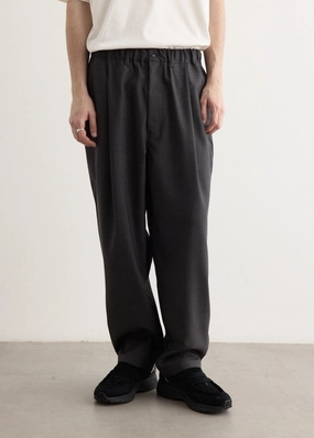 Summer Wool Wide Pants Layered Comfort Stretch Motion