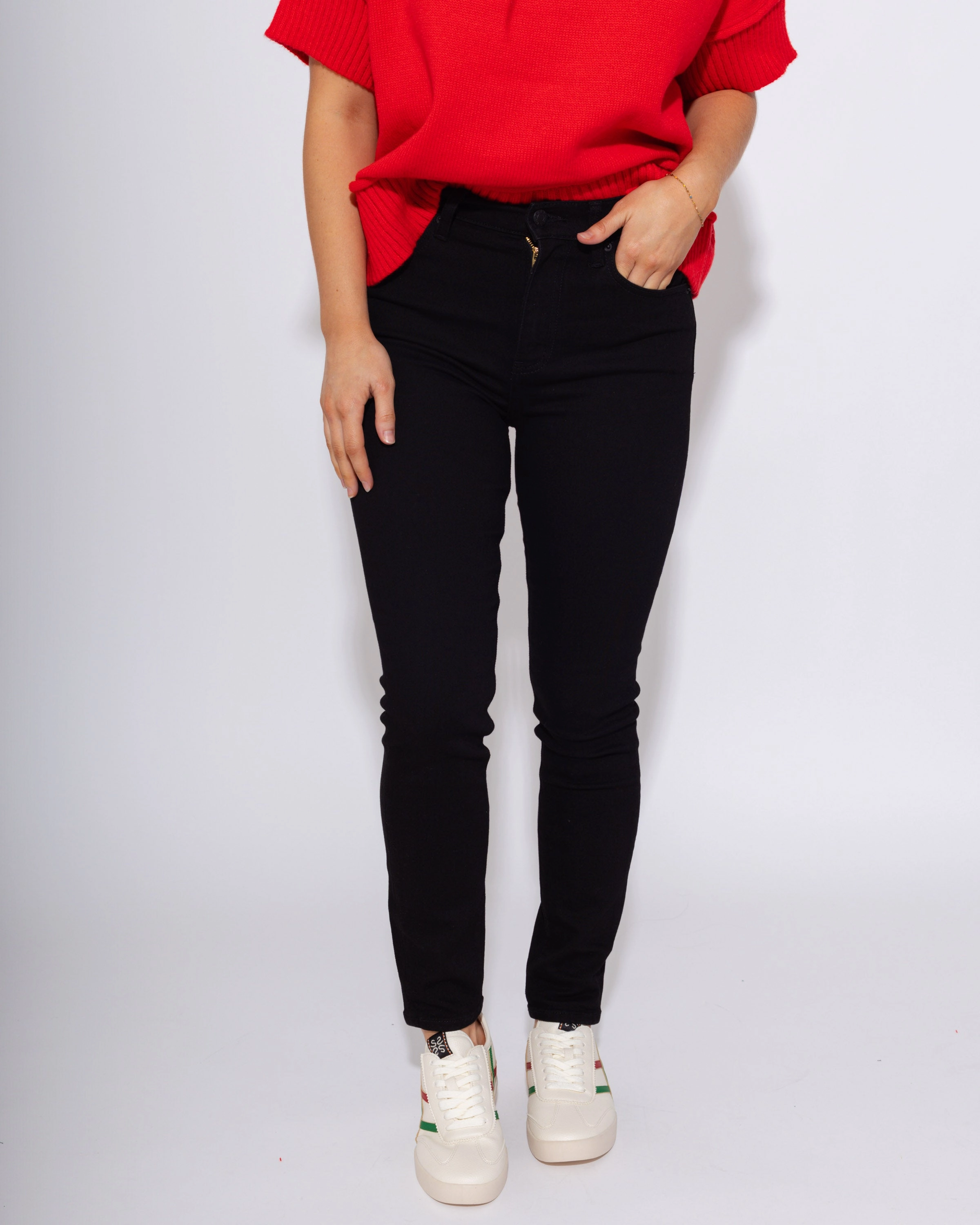 Simple Match Moneymaker High Rise Vintage Skinny Jeans