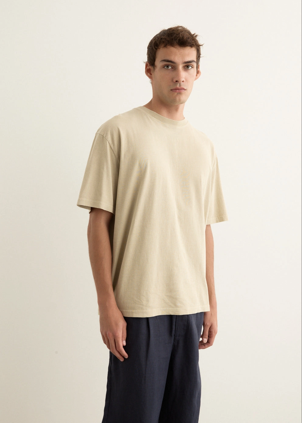 Comfortable Stretch Casual Mode Monument T-Shirt
