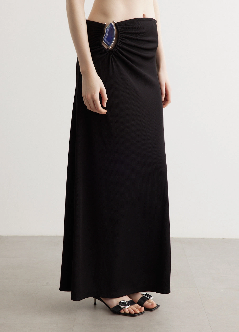 Moodstone Ruched Skirt Sleek Motion