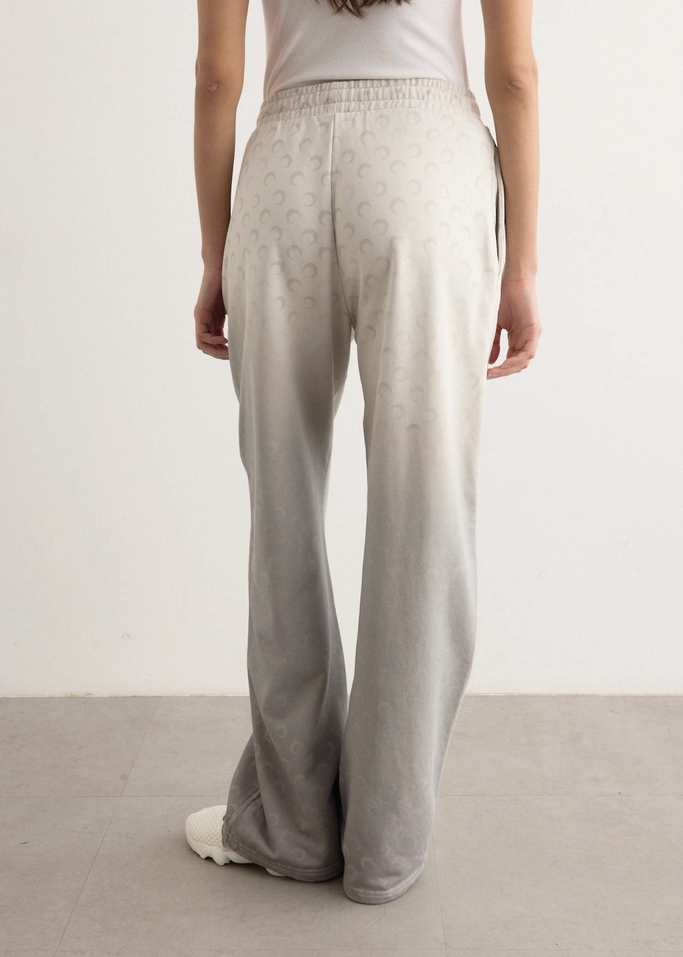 Moon Faded Fleece Sweatpants Soft Structure Quick Comfort