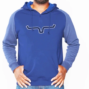 Breathable Underarm Vents Kimes Ranch Men's Navy Burn Off Hoodie