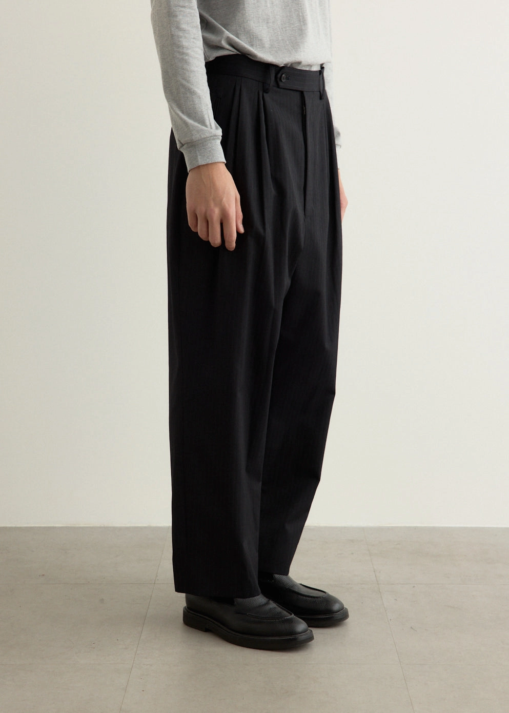 Herringbone Pleat Pants ArticulatedJoints