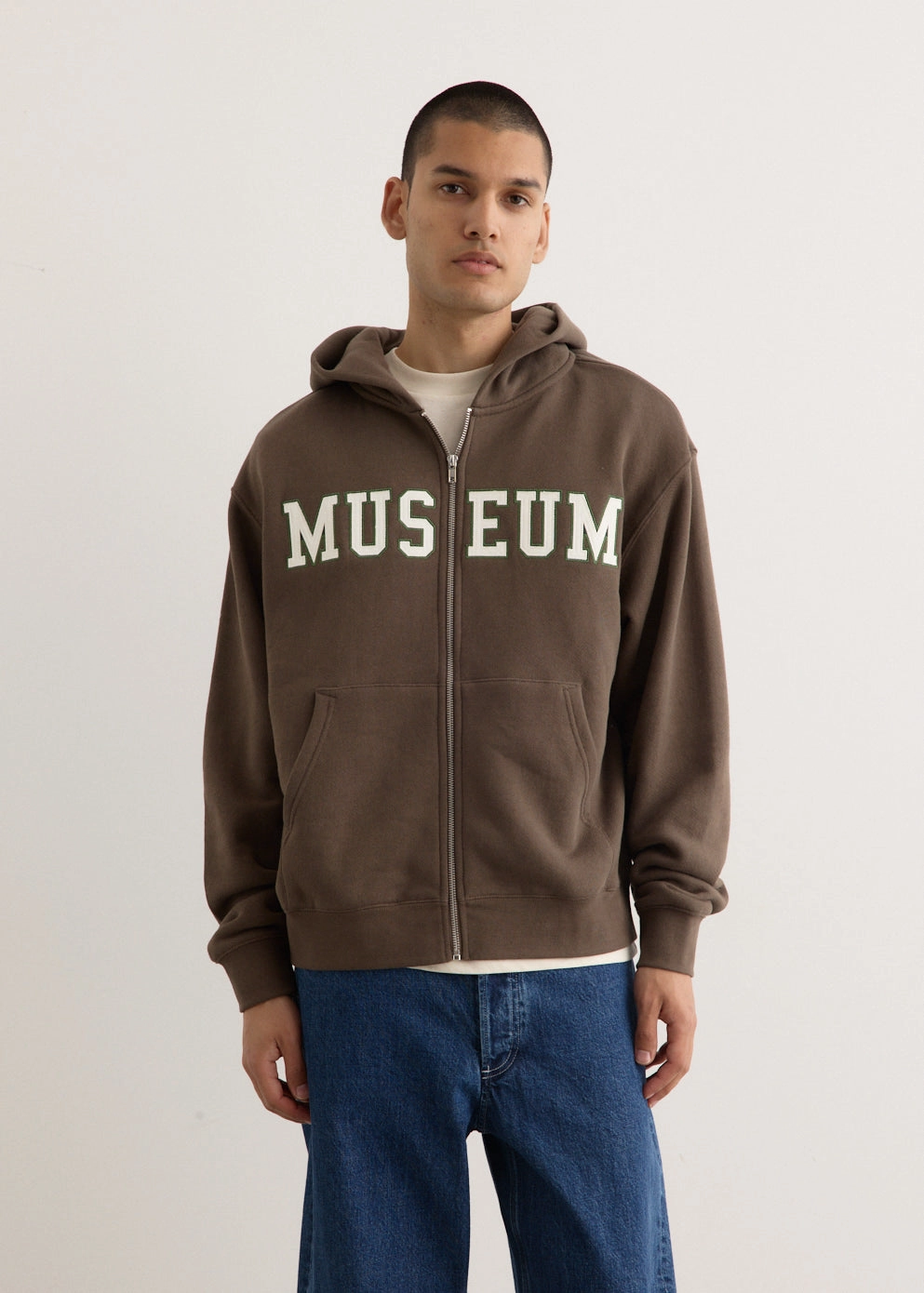 Museum Zip-Up Hoodie Comfy Layer Fit Smart Wear
