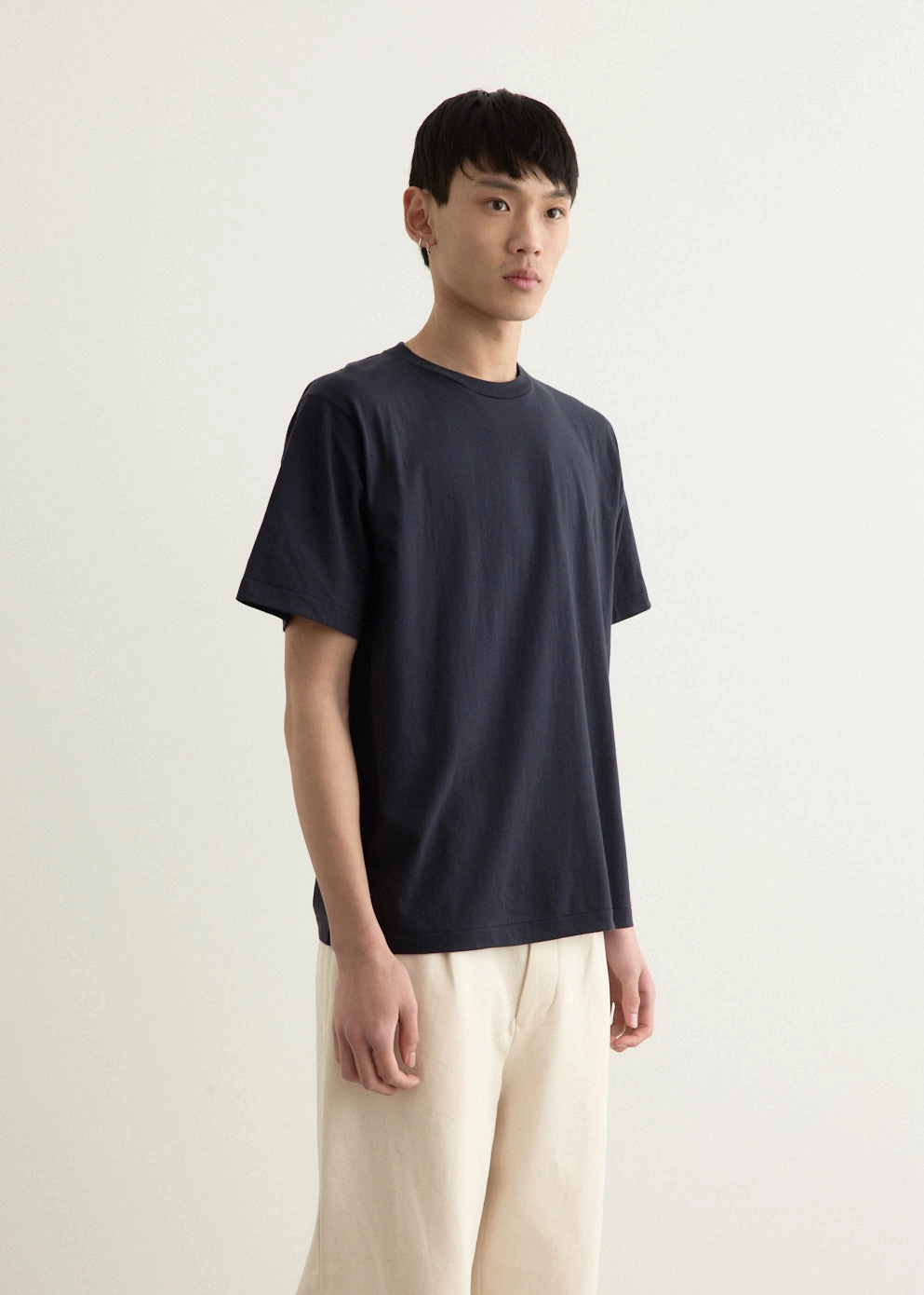 Natural Logwood Dye T-Shirt Breathable Performance Fit