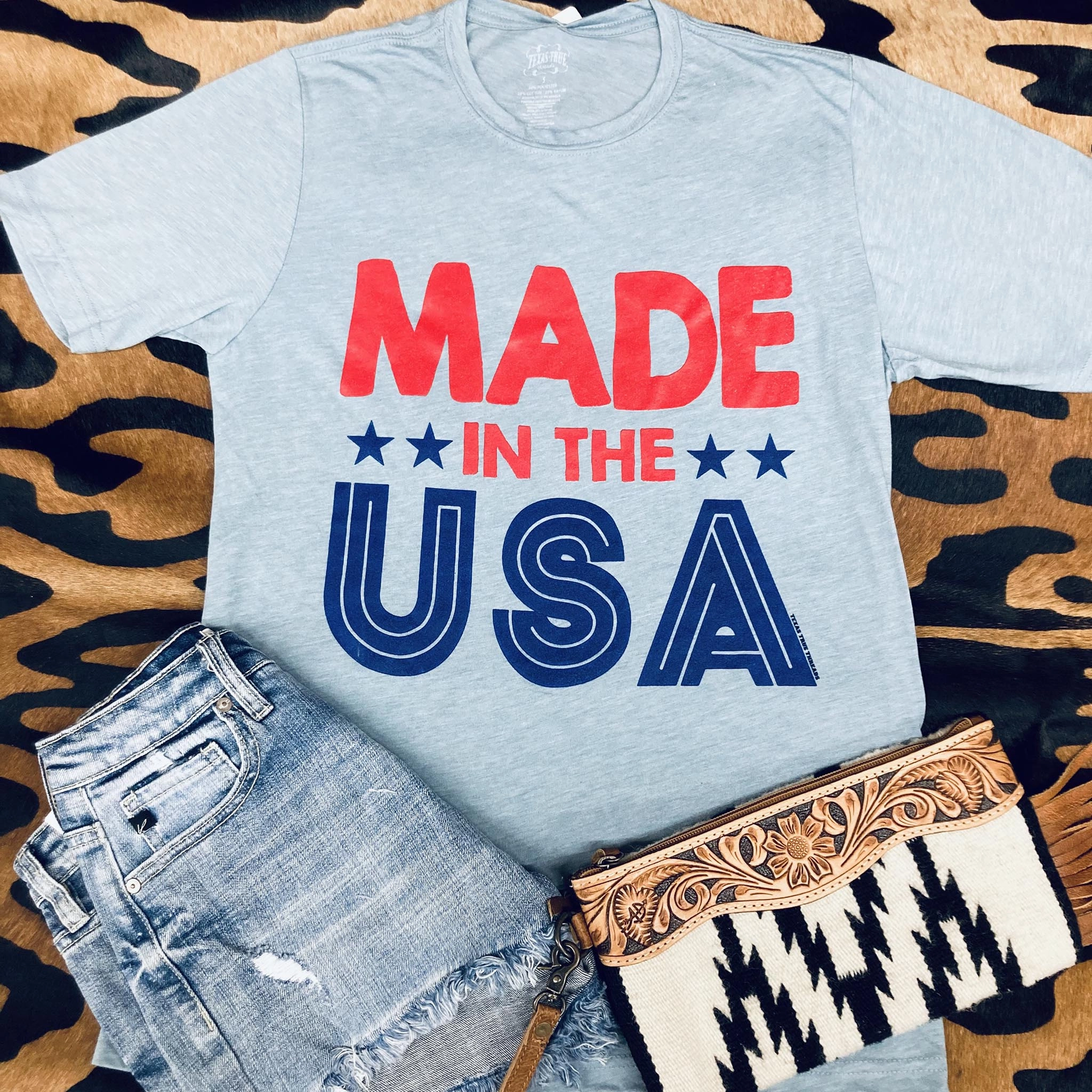 Made in the USA Tee Adaptive Waistband Fashionable Shirt