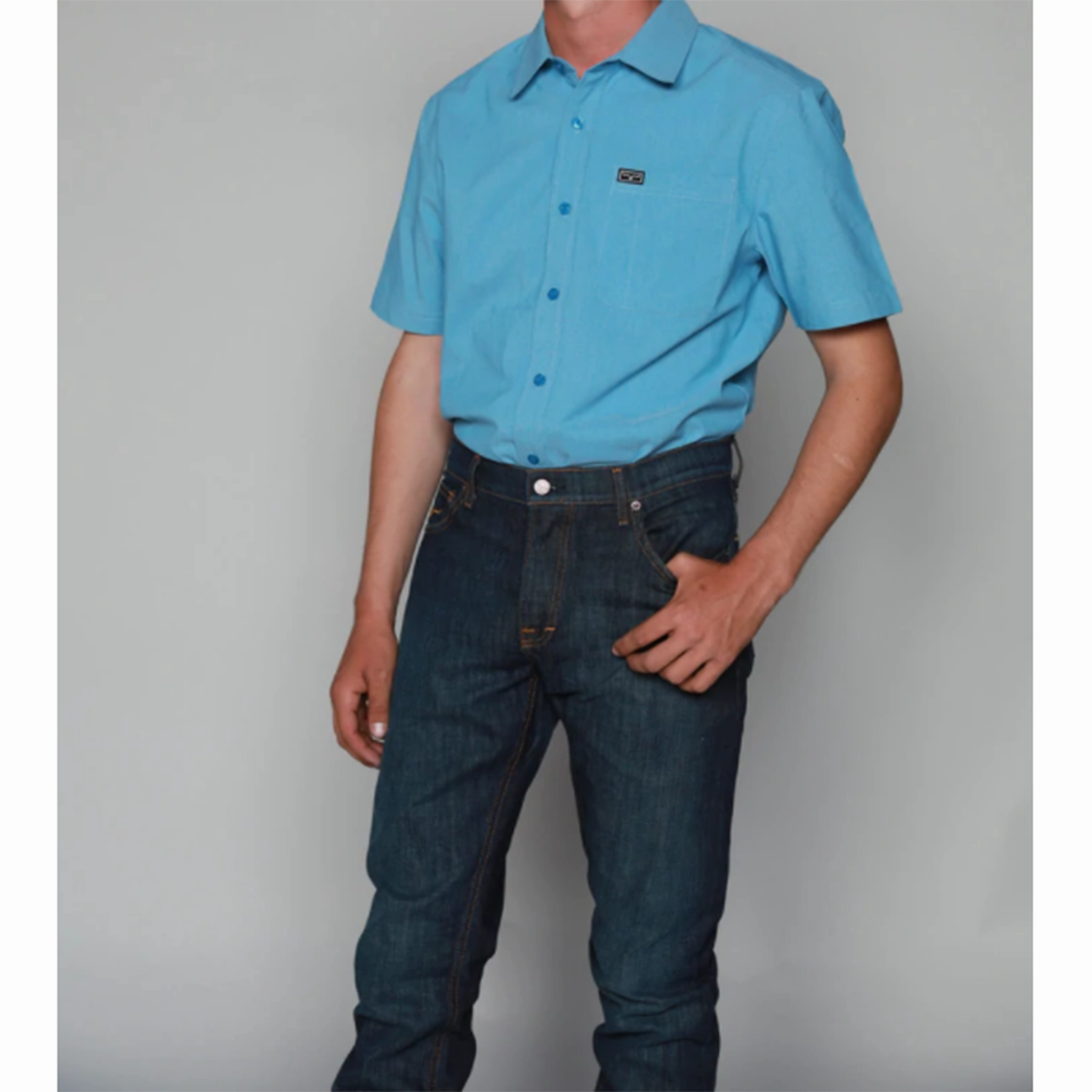 Shrink Resistant Denim Functional Wear Kimes Ranch Men's Roger Jean