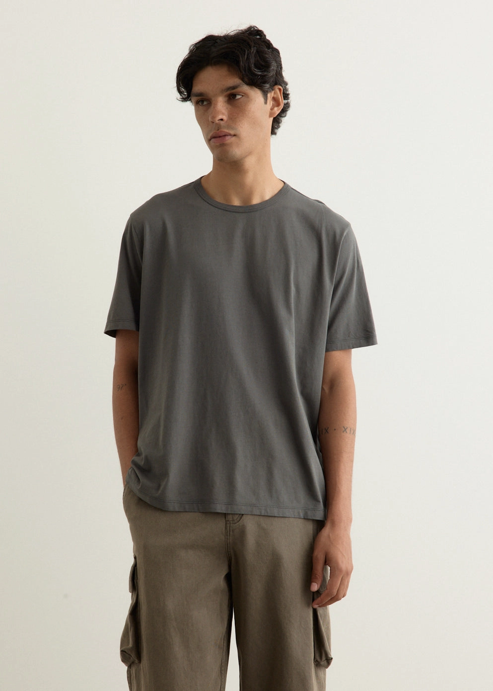 Heathered Texture Adaptable New Box T-Shirt