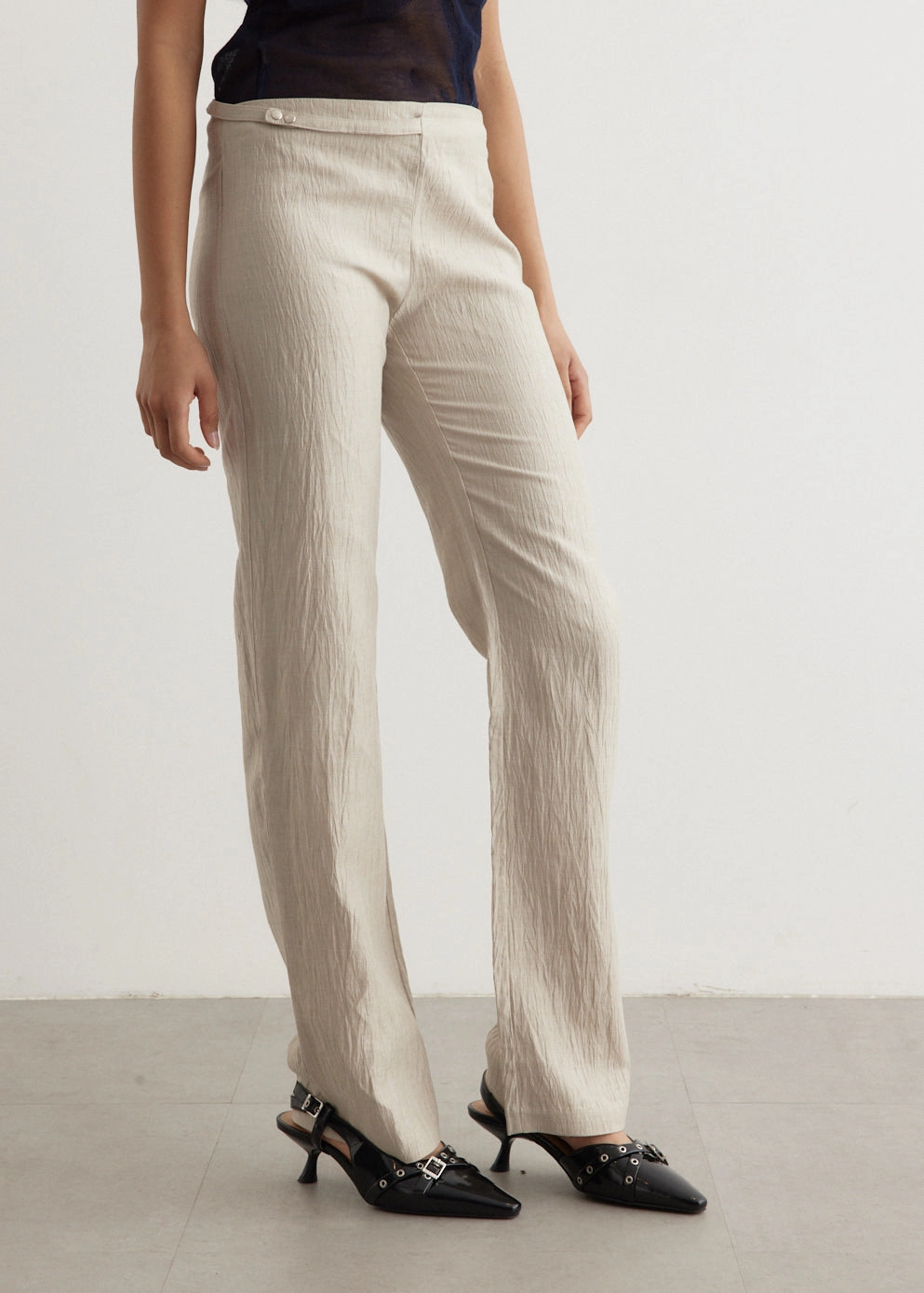 Nicos Pants Flat waistband Quick Release Closure