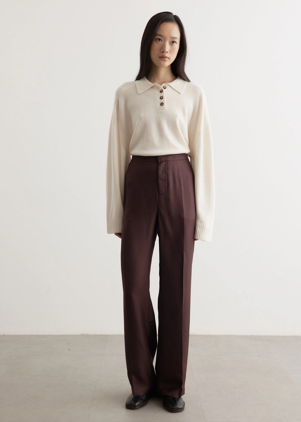 Smooth Texture Fafila Pants
