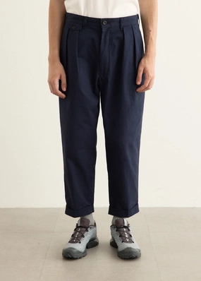 2 Pleats Twill Pants Cold Weather Wear MachineWashable