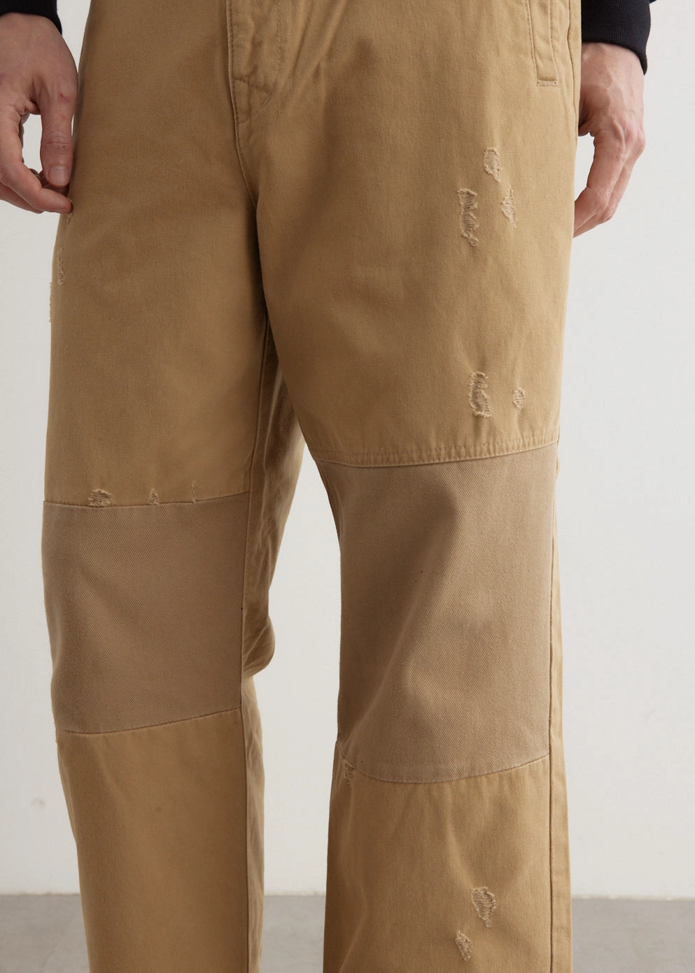 Comfy Texture Double Knee Pant