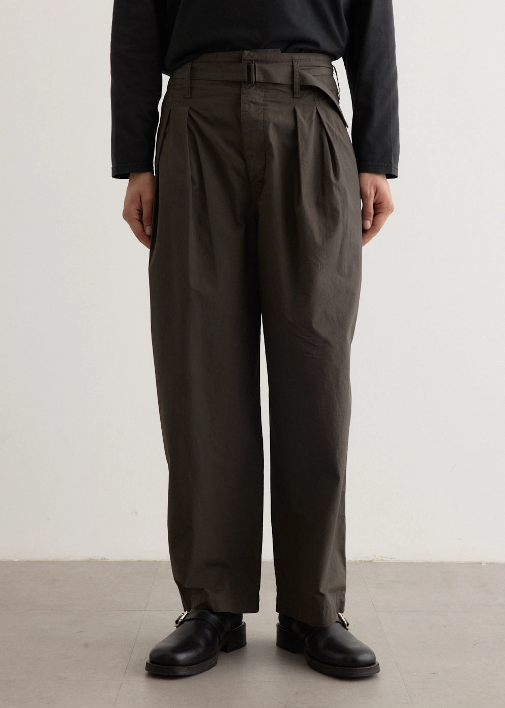 QuickReleaseClosures Belted Pleated Pants