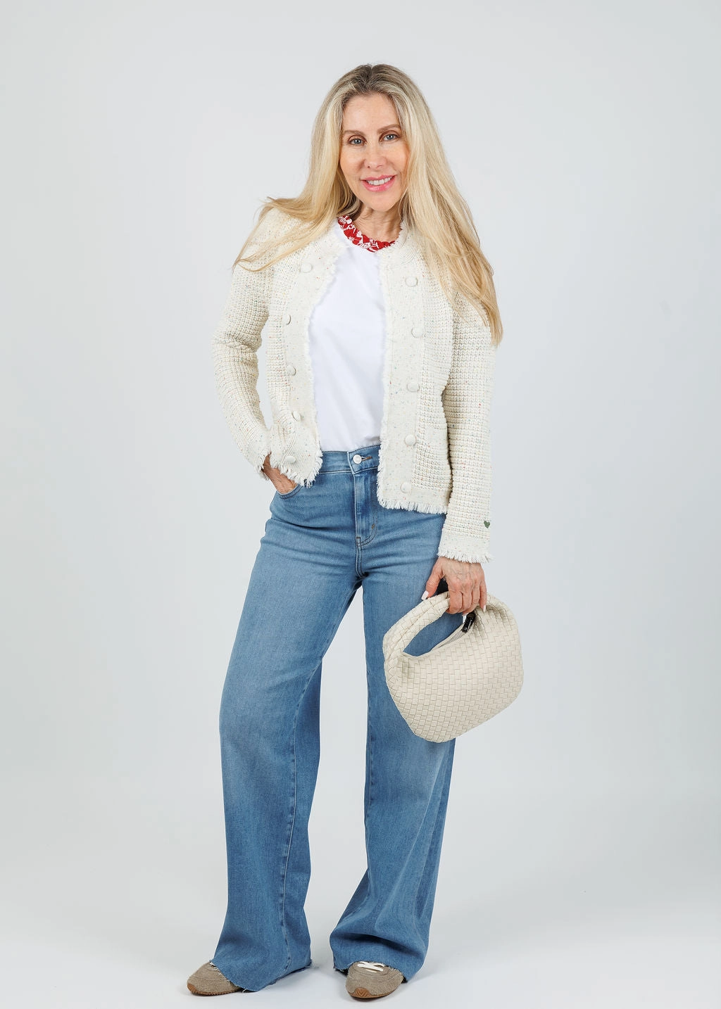 Flex Fit Design Le Slim Palazzo Jeans - Flip Raw After