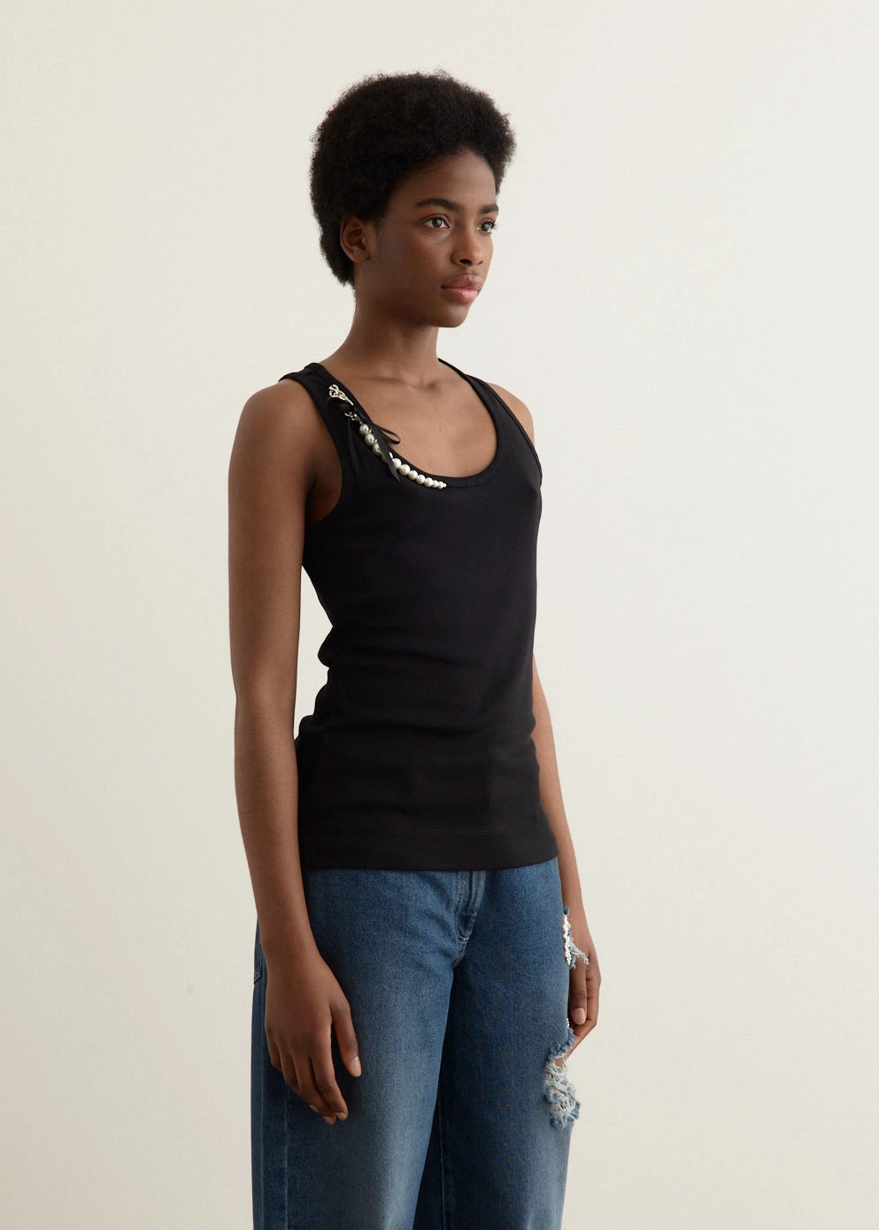 Generation Pearl Chain Tank Top