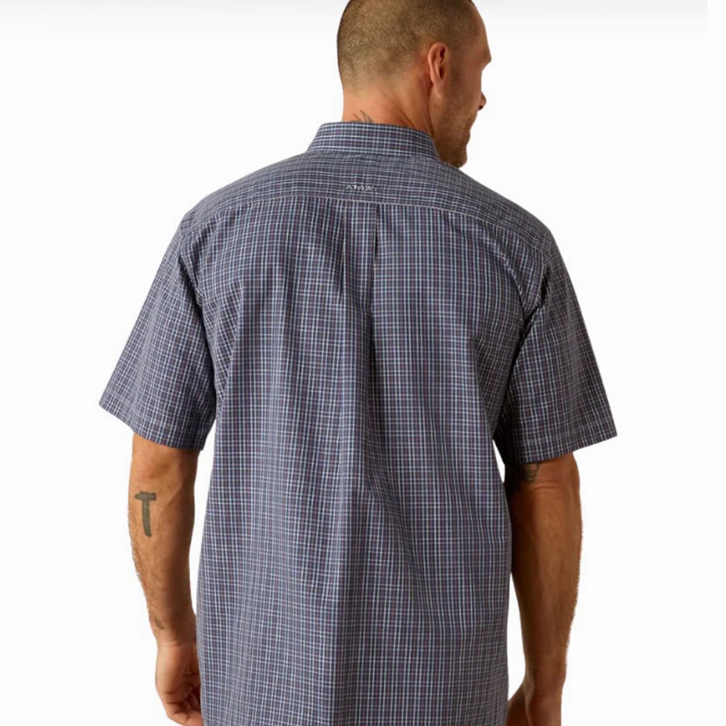 Ariat Men's Wrinkle Free Classic Oaklee Shirt Hypoallergenic Lining Subtle Print