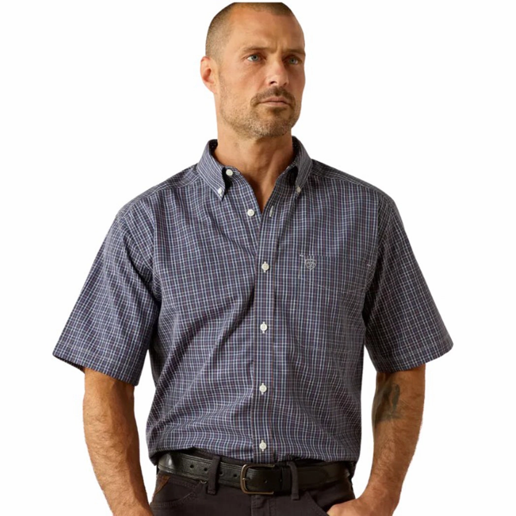 Breathable Cotton Ariat Men's Wrinkle Free Classic Oaklee Shirt