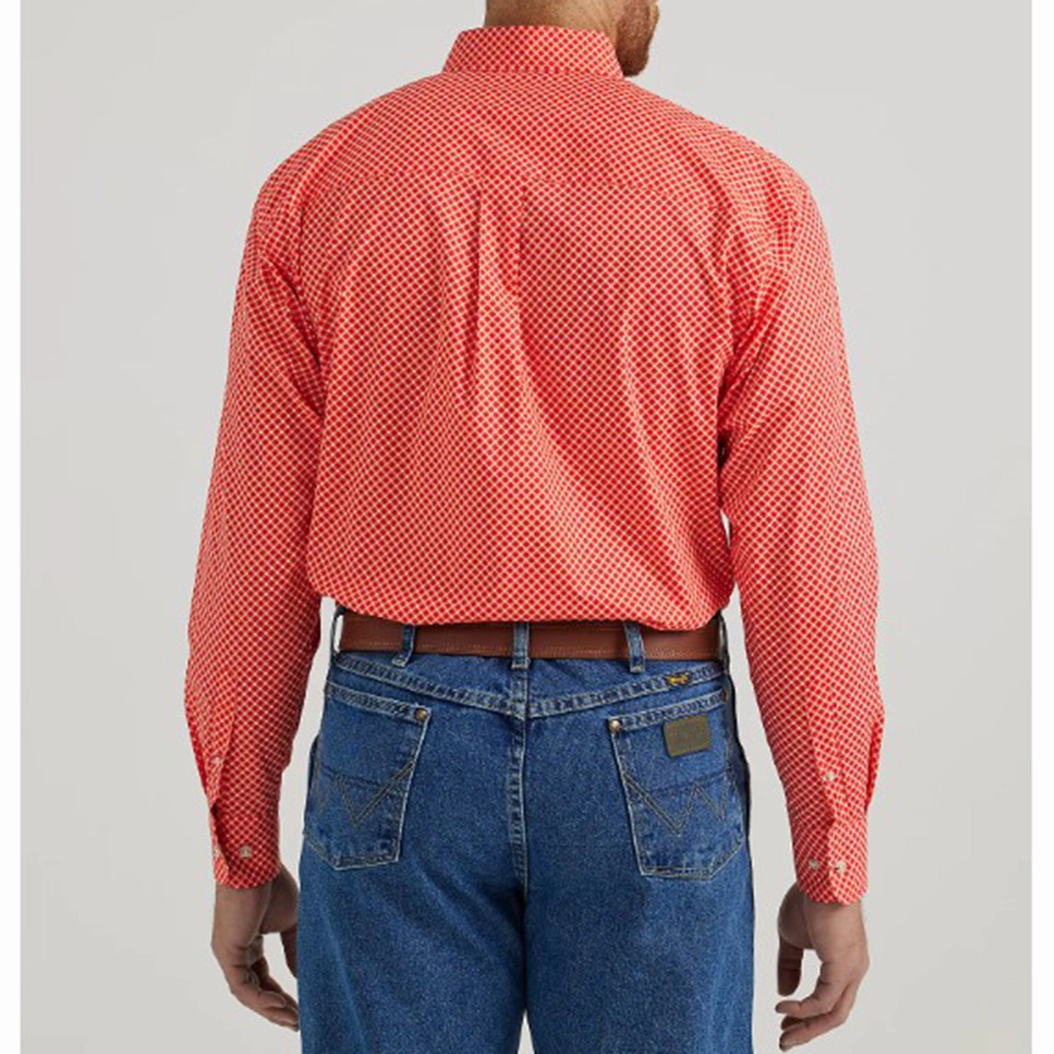 Wrangler Men's George Strait Fiesta Shirt Abrasion resistant