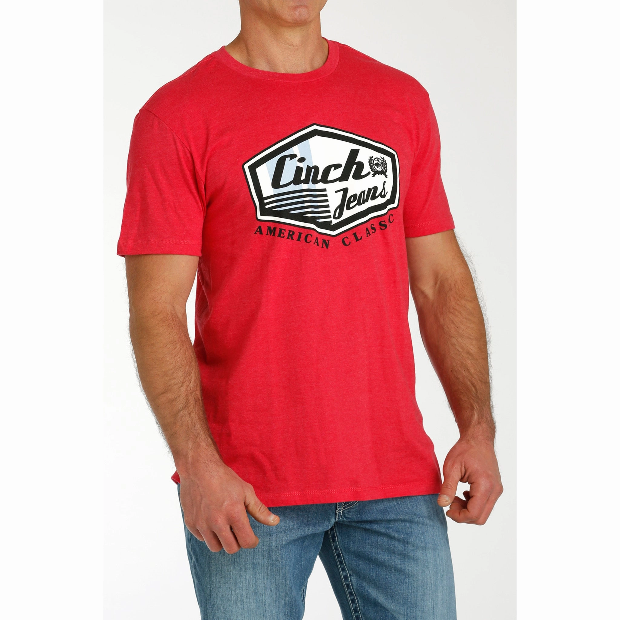 Mountain Retreat Men's Red Cinch Classic Tee