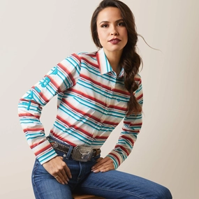 Ariat Women's Striped Shirt Multi Pocket Configuration