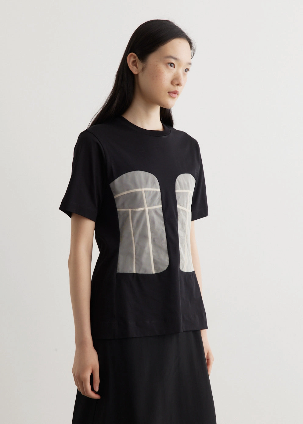 Panelled Bust Detail T-Shirt harmonious