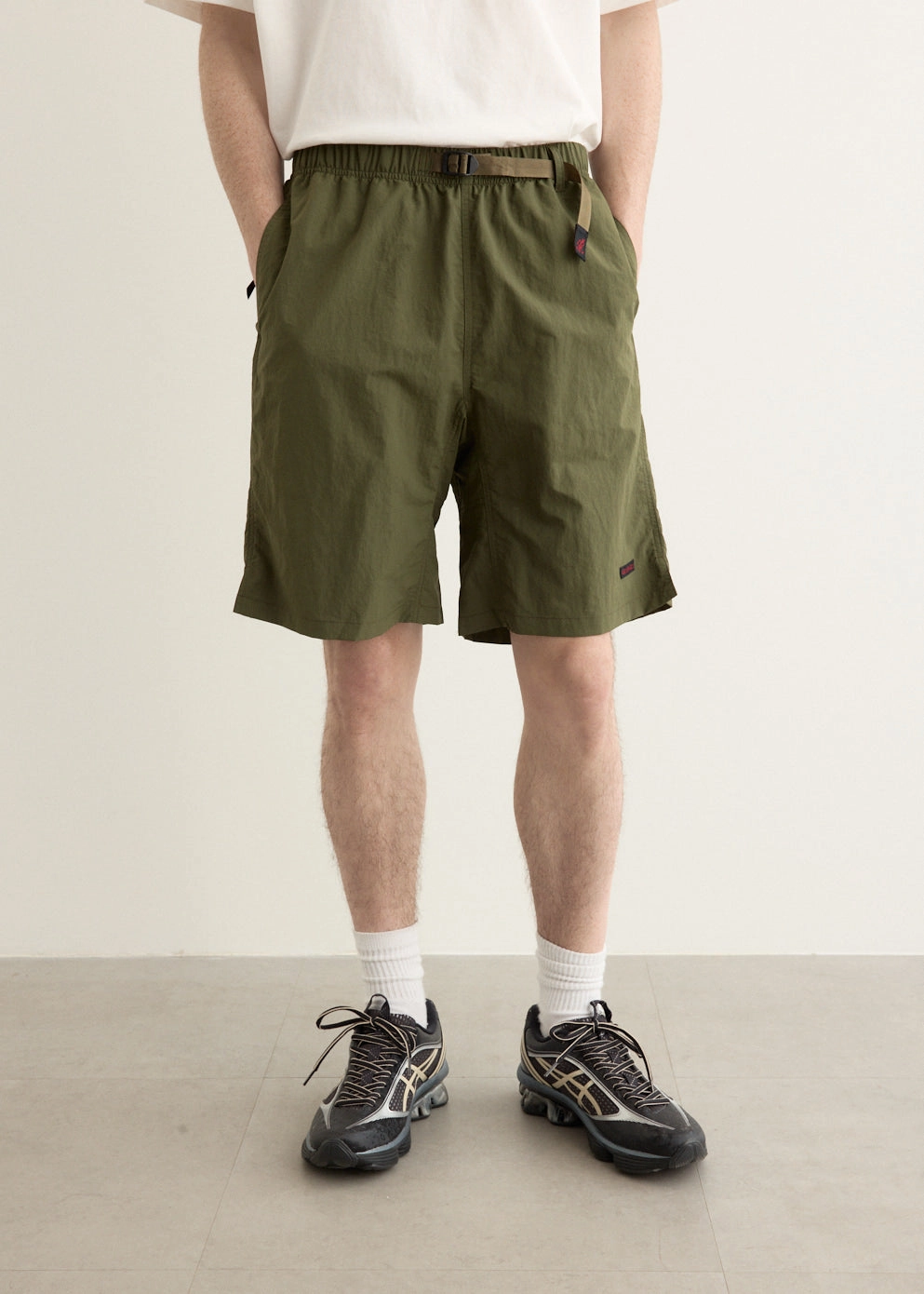 Soft Waistband Slim Layer Nylon Packable G-Shorts