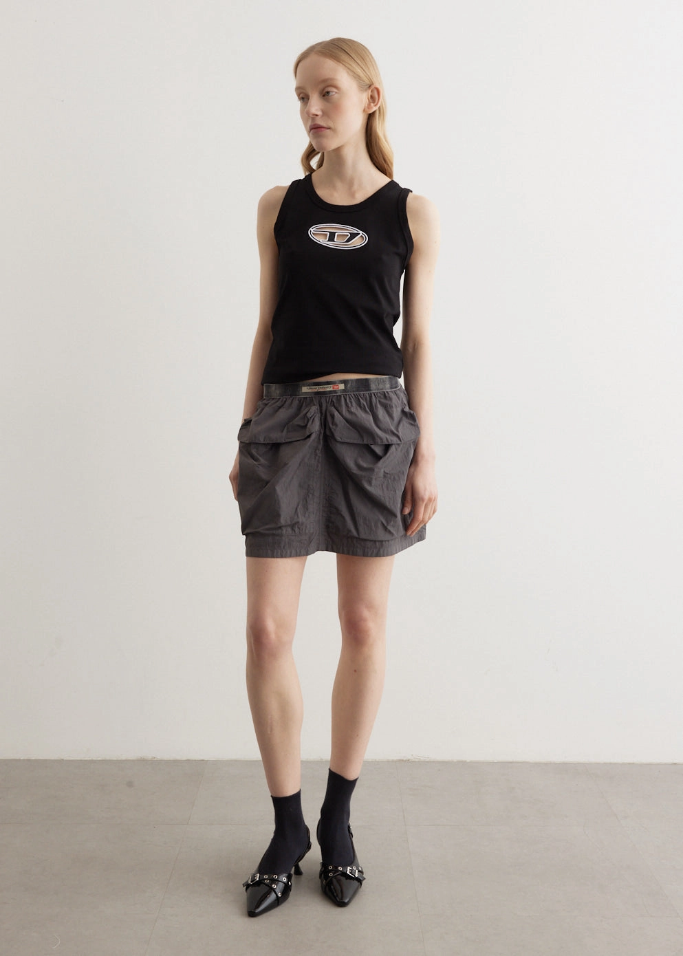 O-Misis Gonna Cargo Mini Skirt Comfort Mood