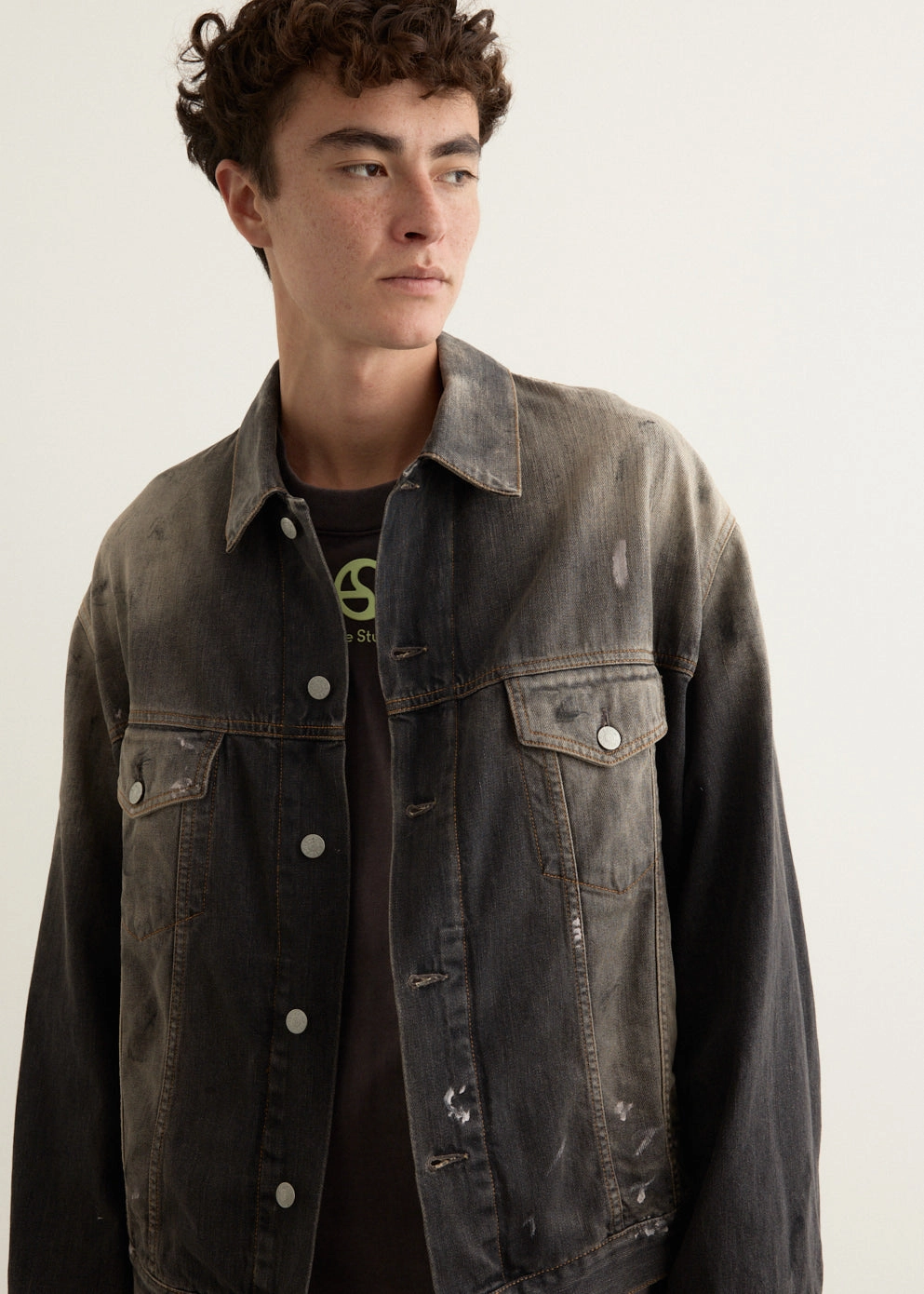 Chill Day Layer Eco Conscious Production Obert U Denim Jacket