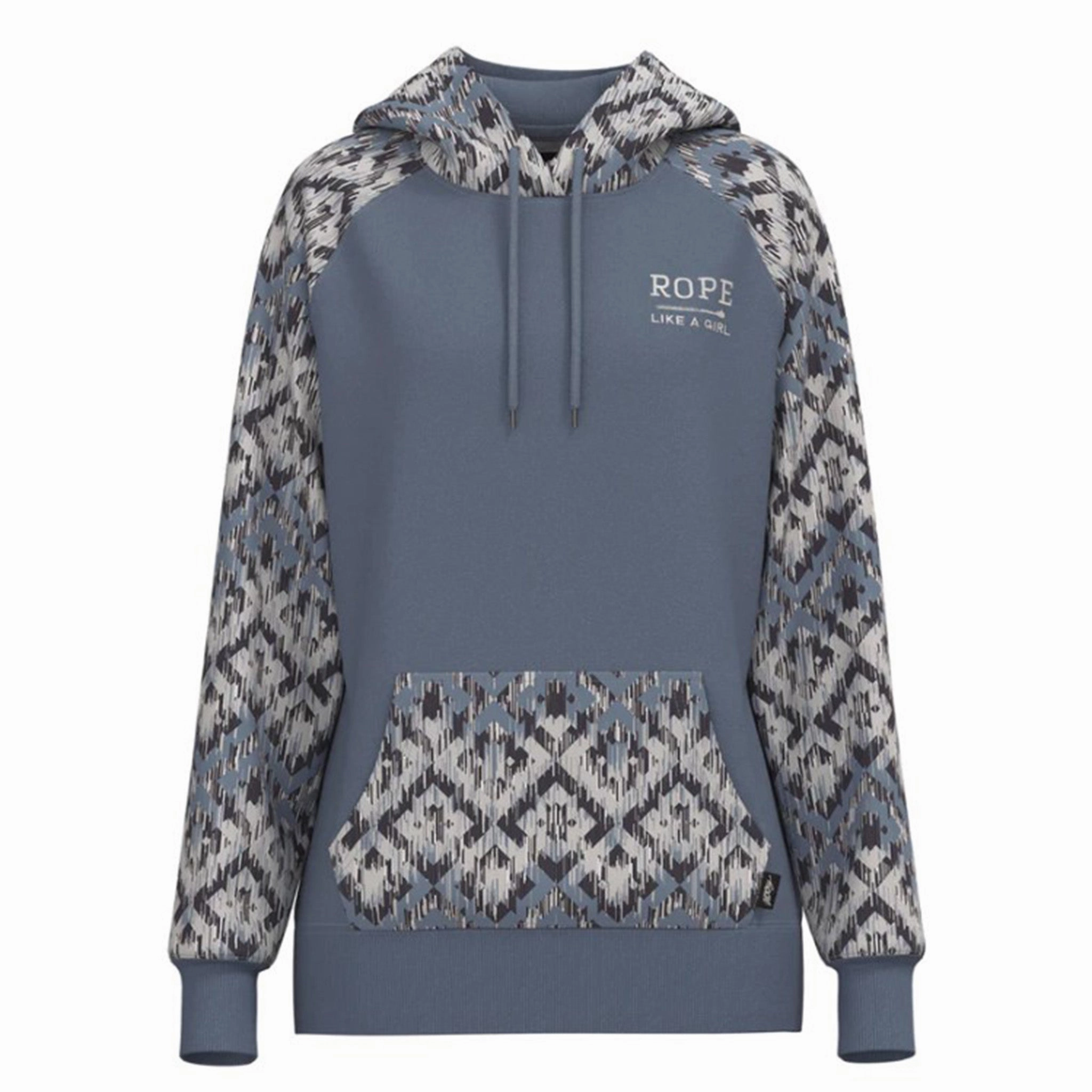 Hooey Women's Blue RLAG Hoodie Neutral palette