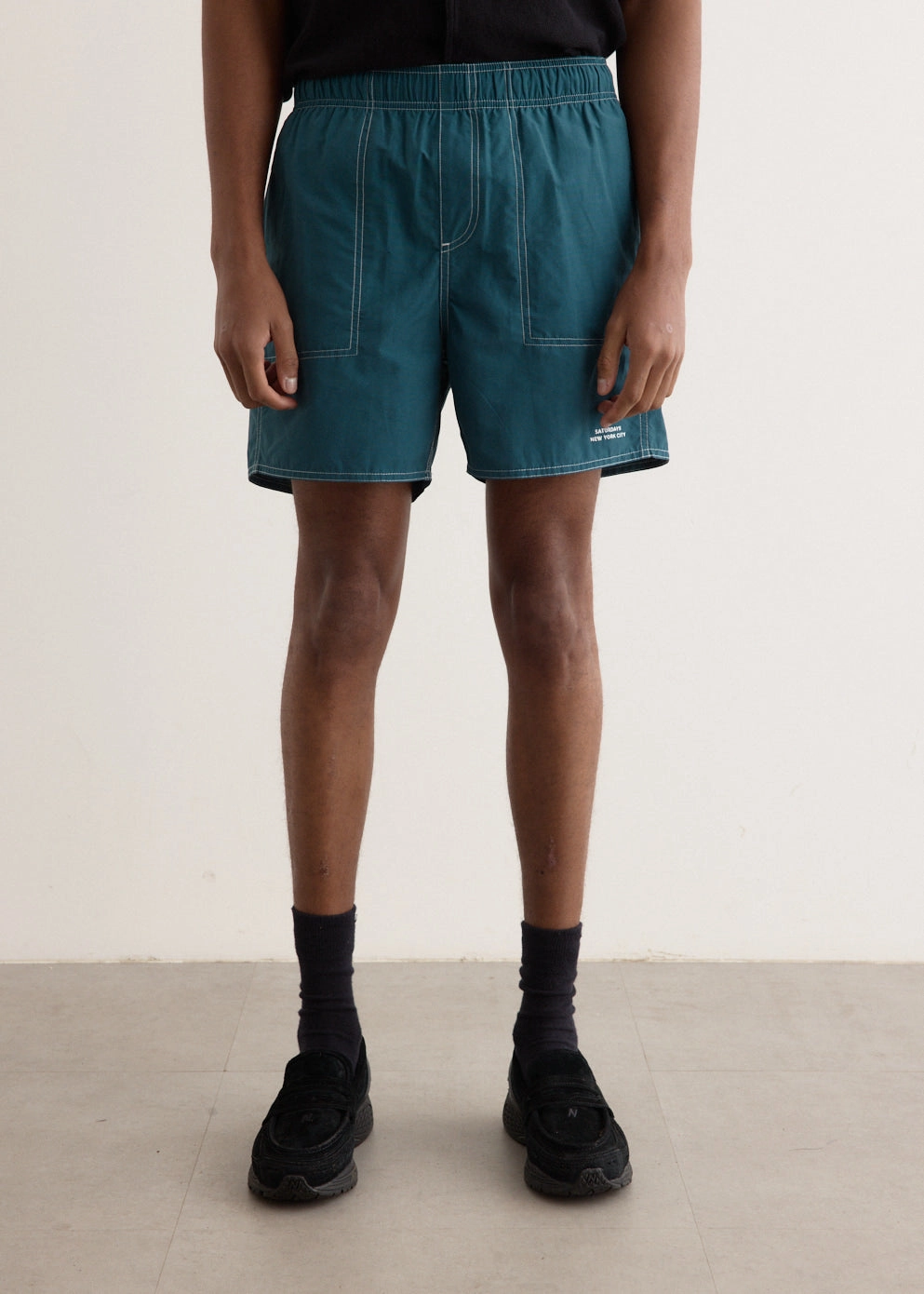 Talley Contrast Stitch Swim Shorts compression support Sport Style