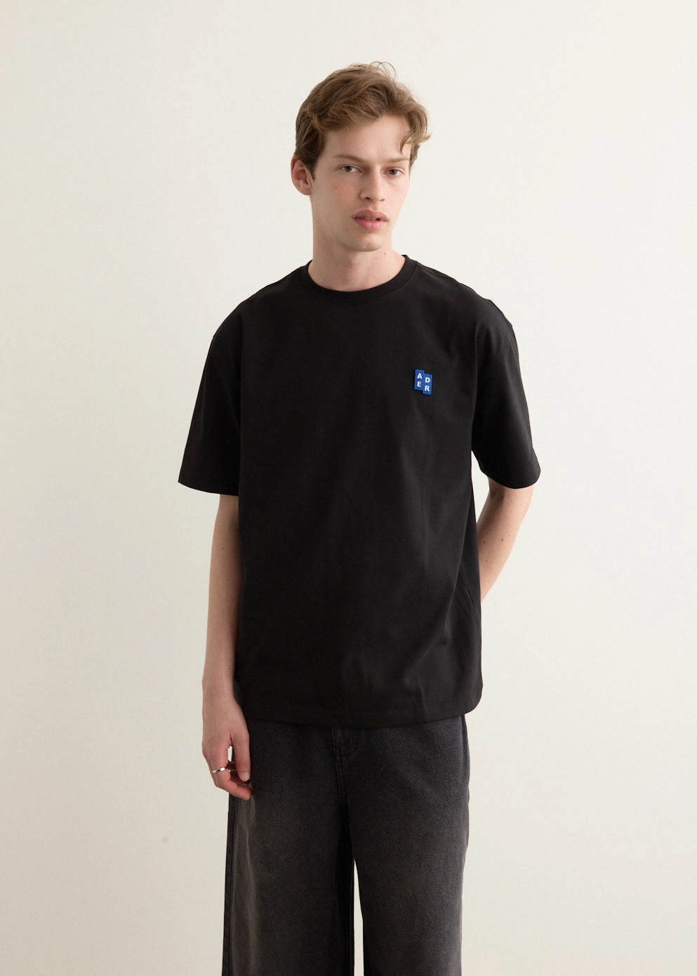 Roomy Comfort Significant Patch T-Shirt
