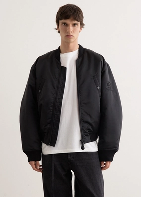 Water Resistant High Collar Structure Oliev Technical Duchesse Bomber