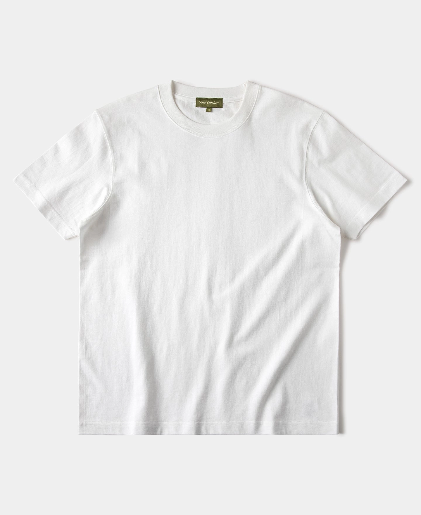 Active Trend Look Relaxed Comfort Fit Regular Fit 9.3 oz Jersey Crewneck Tubular T-Shirt - White