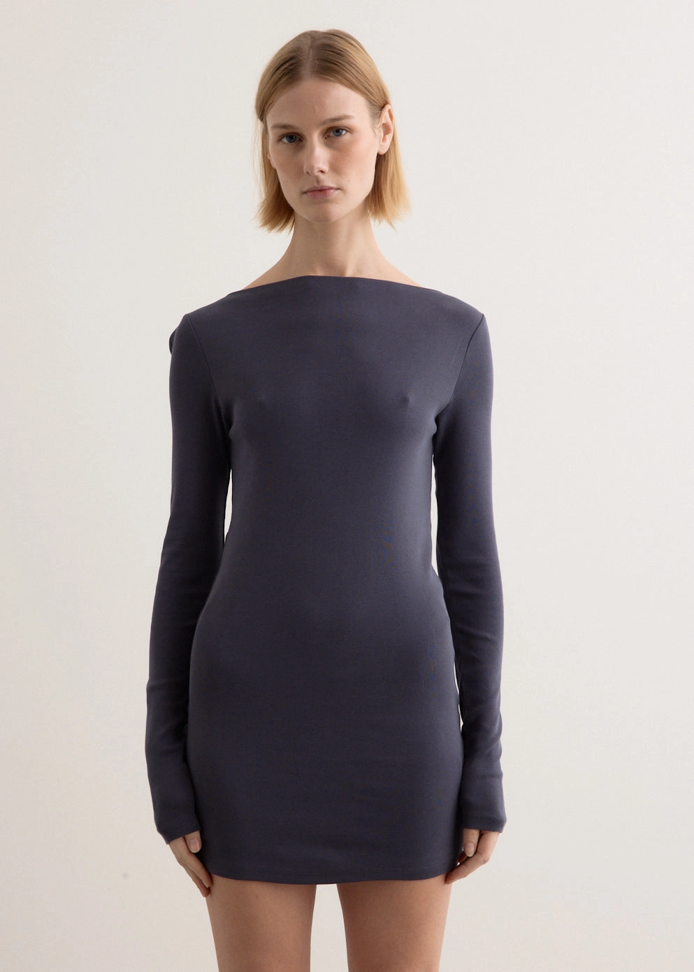 Organic Cotton Bateau Dress Shape Hug